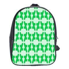 Sign Green A School Bags (xl)  by Mariart