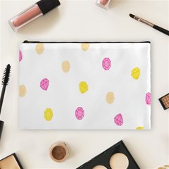 Stone Diamond Yellow Pink Brown Cosmetic Bag (large)  by Mariart