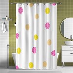 Stone Diamond Yellow Pink Brown Shower Curtain 48  x 72  (Small)  Curtain(48  X 72 ) - 42.18 x64.8  Curtain(48  X 72 )