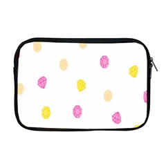 Stone Diamond Yellow Pink Brown Apple Macbook Pro 17  Zipper Case by Mariart