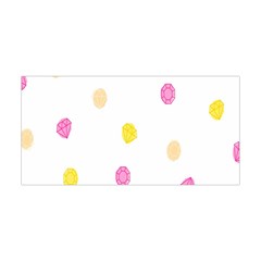 Stone Diamond Yellow Pink Brown Yoga Headband by Mariart