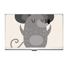 Tooth Bigstock Cute Cartoon Mouse Grey Animals Pest Business Card Holders by Mariart