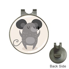 Tooth Bigstock Cute Cartoon Mouse Grey Animals Pest Hat Clips With Golf Markers by Mariart