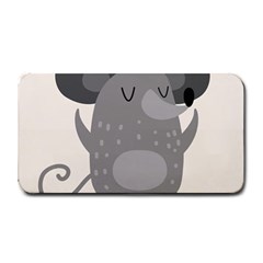 Tooth Bigstock Cute Cartoon Mouse Grey Animals Pest Medium Bar Mats by Mariart