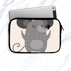 Tooth Bigstock Cute Cartoon Mouse Grey Animals Pest Apple Ipad Mini Zipper Cases by Mariart