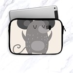 Tooth Bigstock Cute Cartoon Mouse Grey Animals Pest Apple iPad Mini Zipper Cases Front