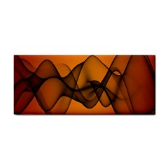 Transparent Waves Wave Orange Cosmetic Storage Cases by Mariart