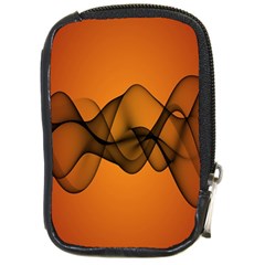 Transparent Waves Wave Orange Compact Camera Cases by Mariart