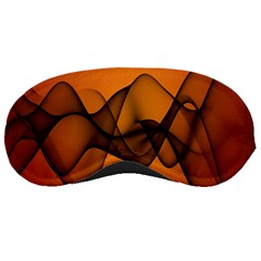 Transparent Waves Wave Orange Sleeping Masks by Mariart