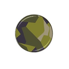 Unifom Camuflage Green Frey Purple Falg Hat Clip Ball Marker by Mariart