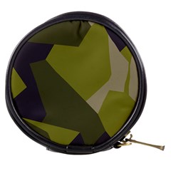 Unifom Camuflage Green Frey Purple Falg Mini Makeup Bags by Mariart