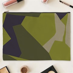 Unifom Camuflage Green Frey Purple Falg Cosmetic Bag (xxxl)  by Mariart