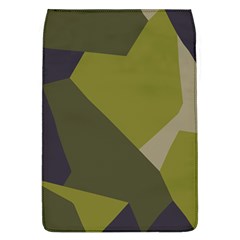 Unifom Camuflage Green Frey Purple Falg Flap Covers (l)  by Mariart