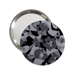 Urban Initial Camouflage Grey Black 2 25  Handbag Mirrors