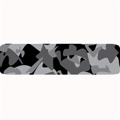 Urban Initial Camouflage Grey Black Large Bar Mats by Mariart