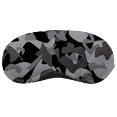 Urban Initial Camouflage Grey Black Sleeping Masks by Mariart