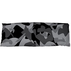 Urban Initial Camouflage Grey Black Body Pillow Case Dakimakura (two Sides) by Mariart