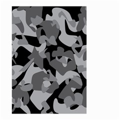 Urban Initial Camouflage Grey Black Small Garden Flag (two Sides) by Mariart