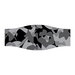 Urban Initial Camouflage Grey Black Stretchable Headband by Mariart