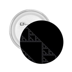 Triangle Black White Chevron 2.25  Buttons