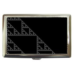 Triangle Black White Chevron Cigarette Money Cases