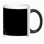 Triangle Black White Chevron Morph Mugs Right