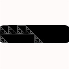 Triangle Black White Chevron Large Bar Mats