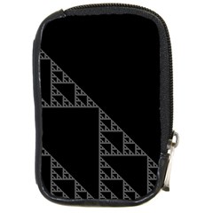 Triangle Black White Chevron Compact Camera Cases