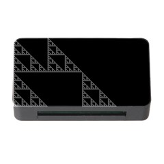 Triangle Black White Chevron Memory Card Reader with CF