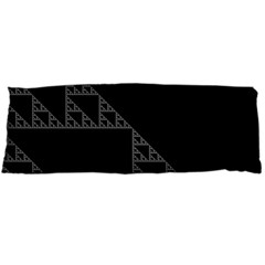 Triangle Black White Chevron Body Pillow Case (Dakimakura)