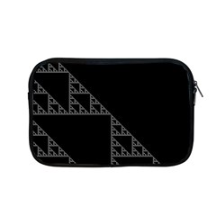 Triangle Black White Chevron Apple MacBook Pro 13  Zipper Case