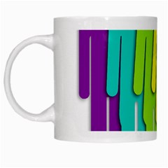 Trans Gender Purple Green Blue Yellow Red Orange Color Rainbow Sign White Mugs by Mariart