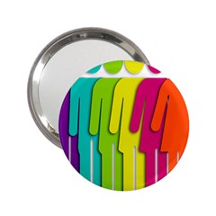 Trans Gender Purple Green Blue Yellow Red Orange Color Rainbow Sign 2 25  Handbag Mirrors by Mariart