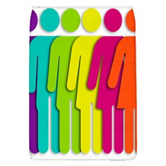 Trans Gender Purple Green Blue Yellow Red Orange Color Rainbow Sign Flap Covers (l)  by Mariart