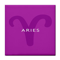 Zodiac Aries Tile Coasters by Mariart