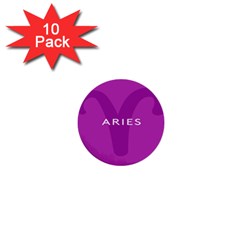 Zodiac Aries 1  Mini Buttons (10 Pack) 