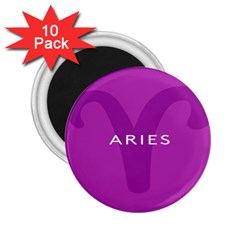 Zodiac Aries 2 25  Magnets (10 Pack)  by Mariart