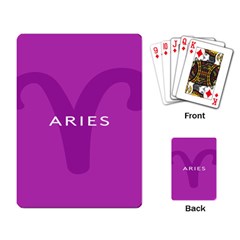 Zodiac Aries Playing Card by Mariart