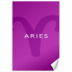 Zodiac Aries Canvas 20  X 30   by Mariart