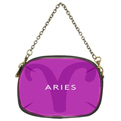 Zodiac Aries Chain Purses (two Sides)  by Mariart