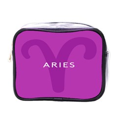 Zodiac Aries Mini Toiletries Bags by Mariart