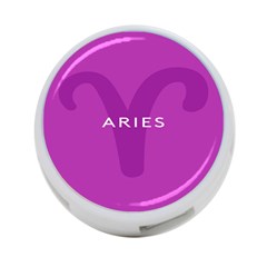 Zodiac Aries 4-port Usb Hub (two Sides)  by Mariart