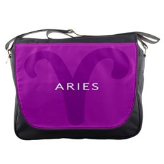 Zodiac Aries Messenger Bags by Mariart