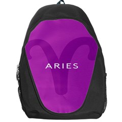 Zodiac Aries Backpack Bag by Mariart