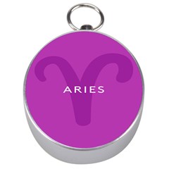 Zodiac Aries Silver Compasses by Mariart