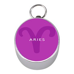 Zodiac Aries Mini Silver Compasses by Mariart