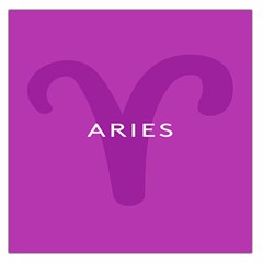 Zodiac Aries Large Satin Scarf (square) by Mariart