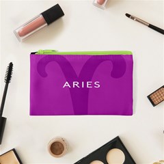 Zodiac Aries Cosmetic Bag (xs) by Mariart