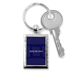 Zodiac Gemini Key Chains (rectangle)  by Mariart