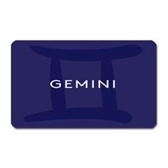 Zodiac Gemini Magnet (rectangular)